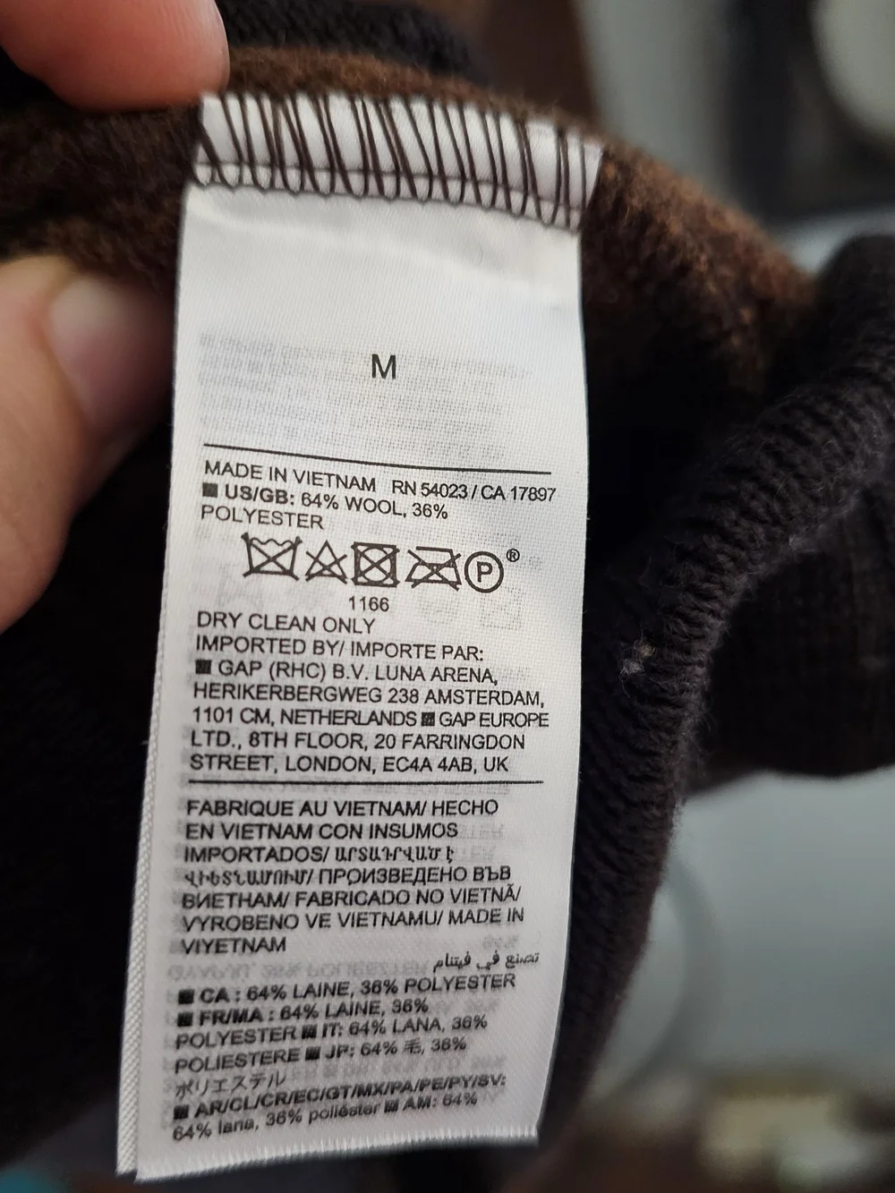 Banana Republic Brown Wool Blend Herringbone Hoodie Size Medium